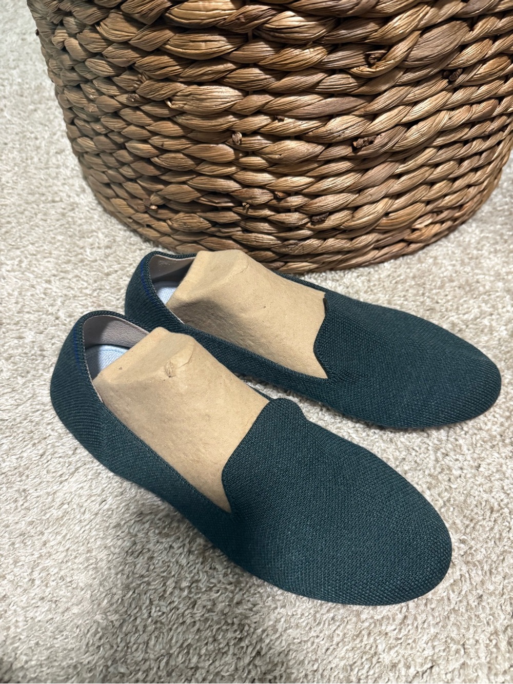 Rothy's The Loafer - Dark Green - Women's Size 7.5